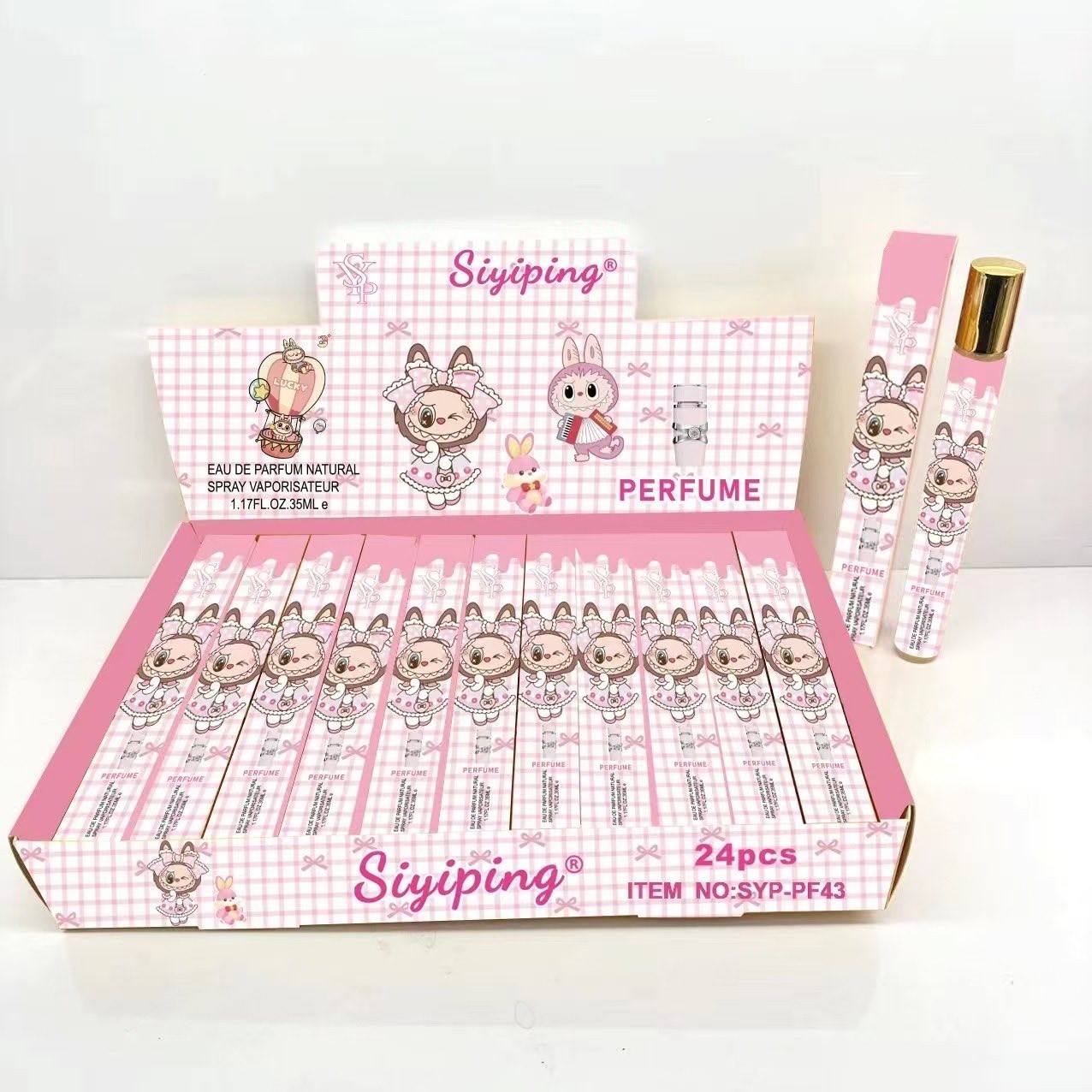 Miniatura 2 de Perfume en tubo Labubu Yara Rosa 35ml